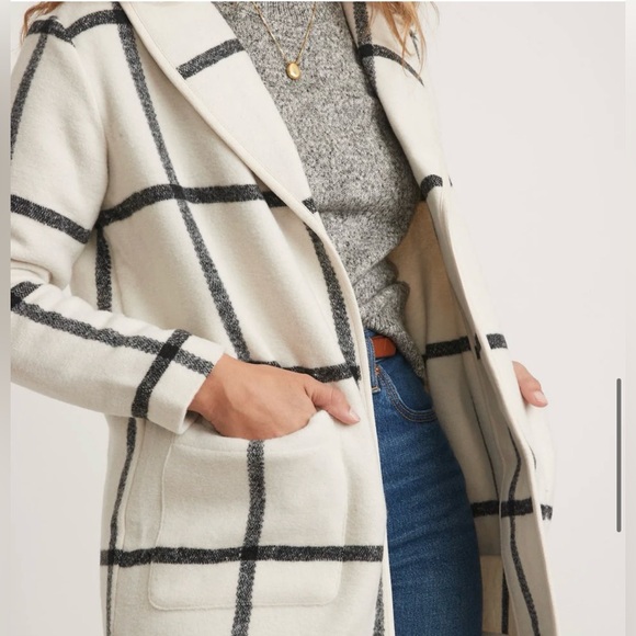 Marine Layer Liverpool shawl Collar Coatigan - Picture 3 of 8